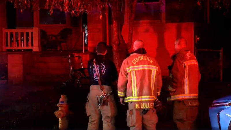 Two people were taken to the hospital from a house fire in Northern Kentucky early Wednesday.
