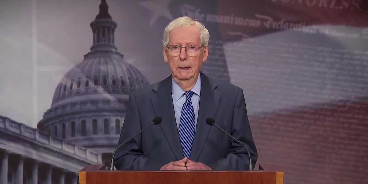 Questions raised about Senator Mitch McConnell's health after little information is released