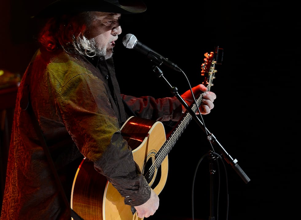 FILE - John Anderson performs "Marie Laveau" while honoring Country Music Hall of Fame...