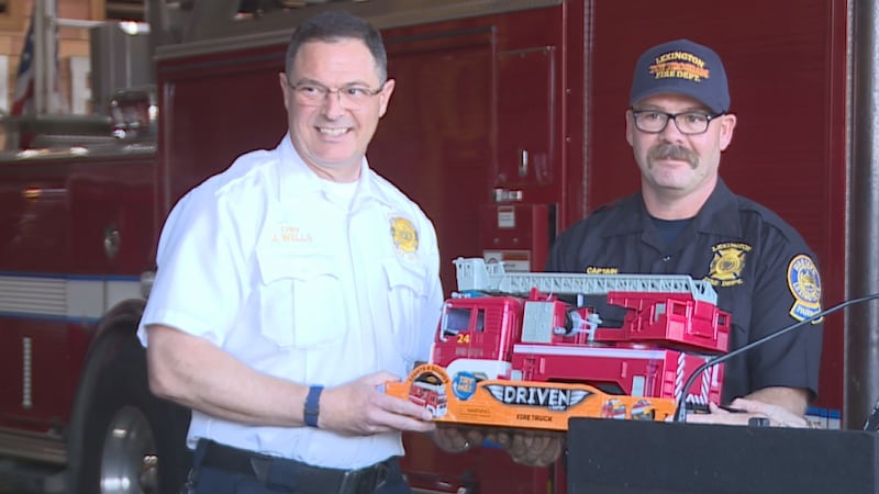 Lexington Fraternal Order of Firefighters kicks off 97th annual toy drive