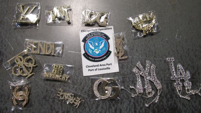 Officers seized three shipments of counterfeit jewelry worth more than $4.4 million attempting...