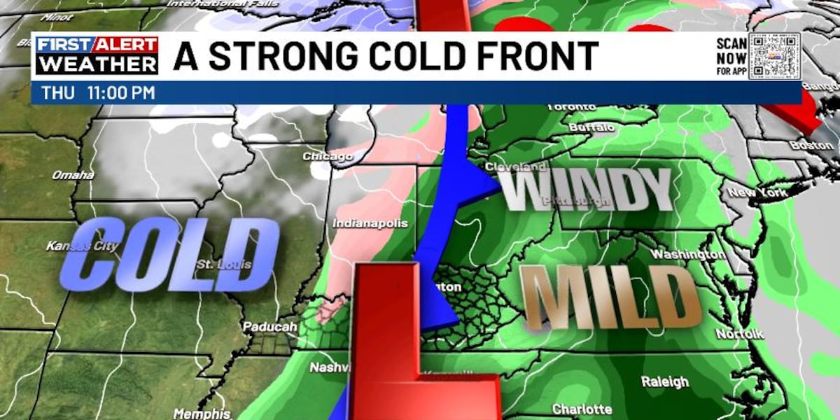 FIRST ALERT | Chris Bailey has storms and snowflakes on the way