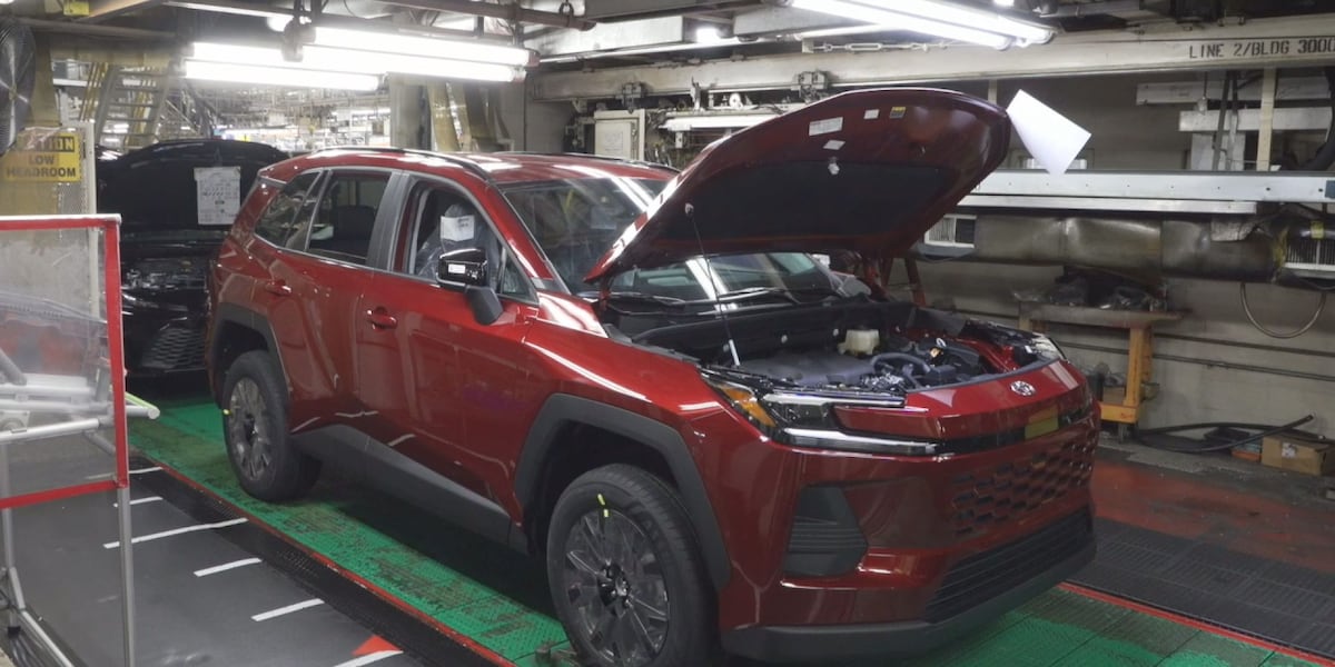 Toyota Kentucky begins RAV-4 hybrid production, announces new paint facility