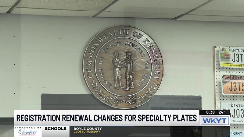 Starting in 2025, drivers with a specialty license plate will be due to renew their...