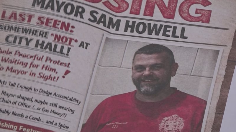 Someone in the community created what appears to be a satirical, AI generated, "missing" flyer...