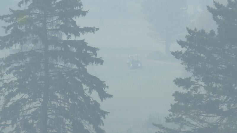 Canadian wildfire smoke settled over Madison on Thursday, prompting air quality warnings — but...
