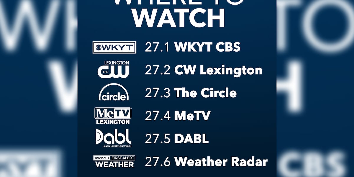 Programming note: Rescan to get the WKYT First Alert Weather Radar channel again programming-note-rescan-to-get-the-wkyt-first-alert-weather-radar-channel-again