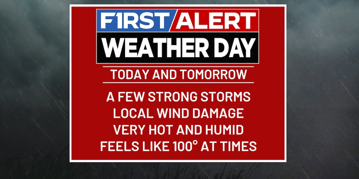 FIRST ALERT WEATHER DAY | Severe weather threats headed into the weekend