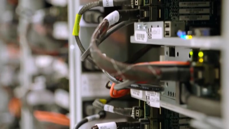 Inside a data center