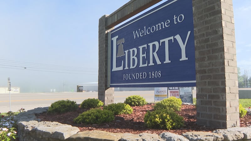 City of Liberty sign