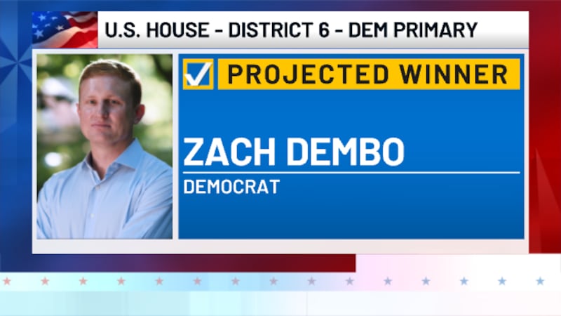 Zach Dembo projected winner in Democratic primary for Sixth ...