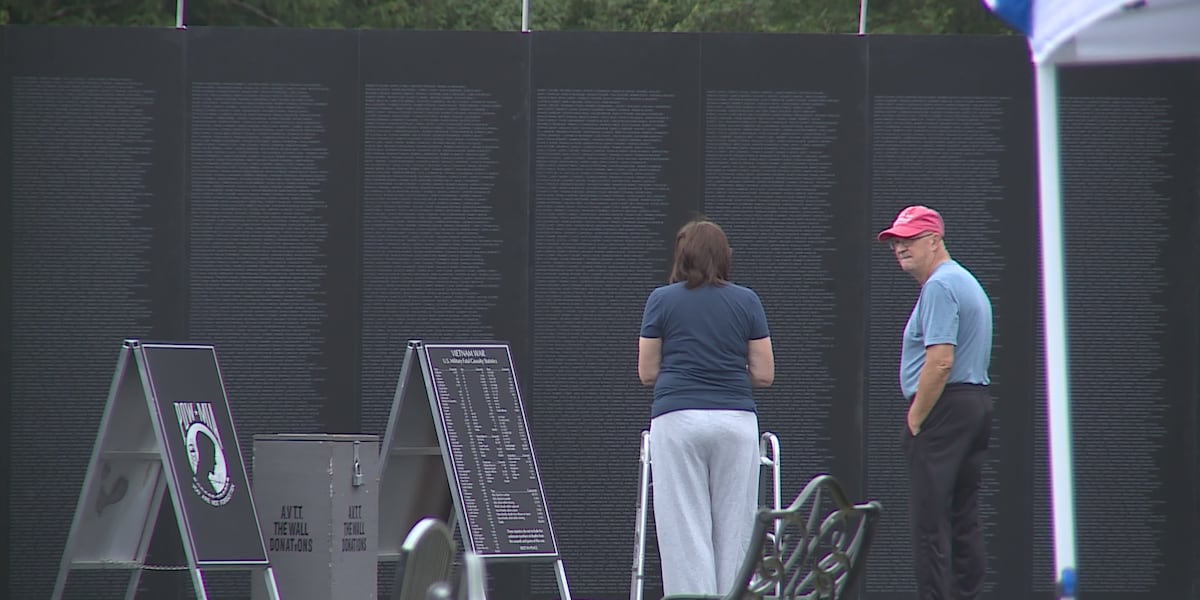 Wilmore honors more than 250 veterans with Vietnam Wall Memorial replica, three-day celebration