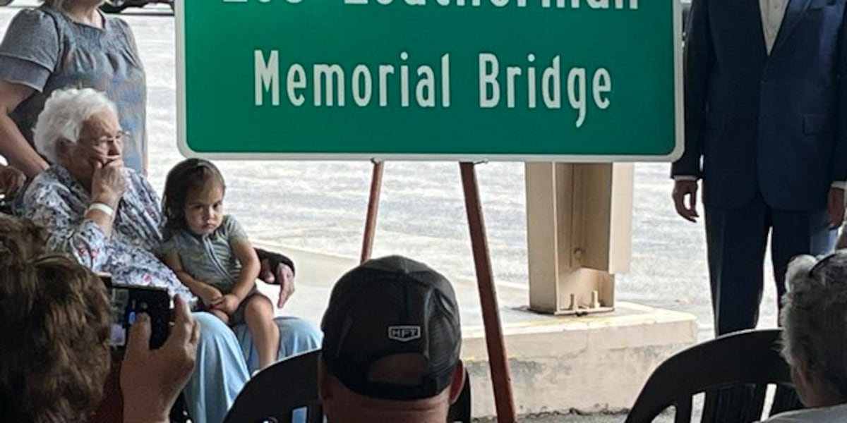 Bridge named in memory of firefighter killed in 2025 tornado