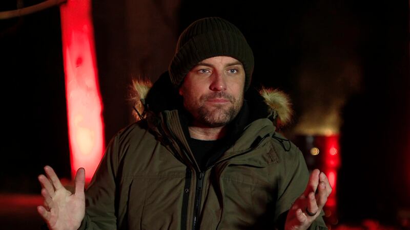 This image released by MTV shows T.J. Lavin, host of MTV’s reality competition series, “The...