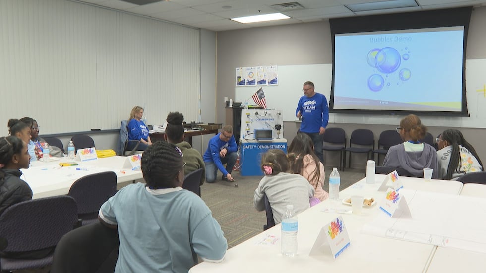 It was a fun-filled day at Columbia Gas in Lexington for the second annual “Introduce a Girl...