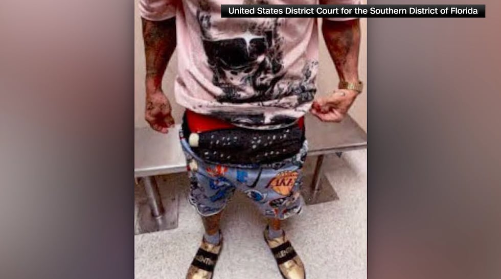Customs officers sent Alberto Hernandez Castillo to a secondary inspection after noticing what...