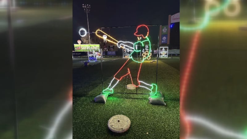 The Legendary Festival of Lights at Legends Field continues through Sunday, Jan. 4.