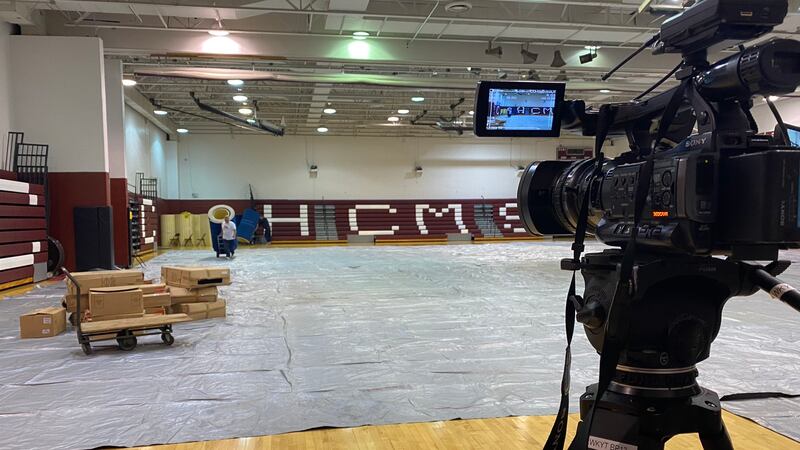 It's a first for Harrison County, having to set up an emergency shelter during a pandemic....