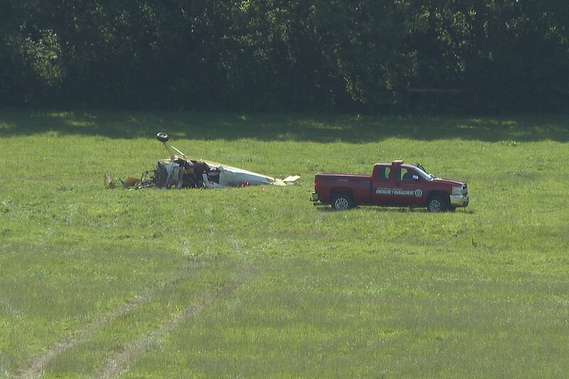 Foxtale Farm: crews search plane wreckage site