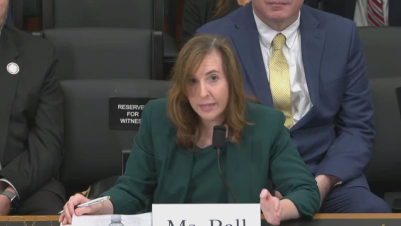 Kentucky State Auditor Allison Ball testifies in Washington D.C. on Tuesday.