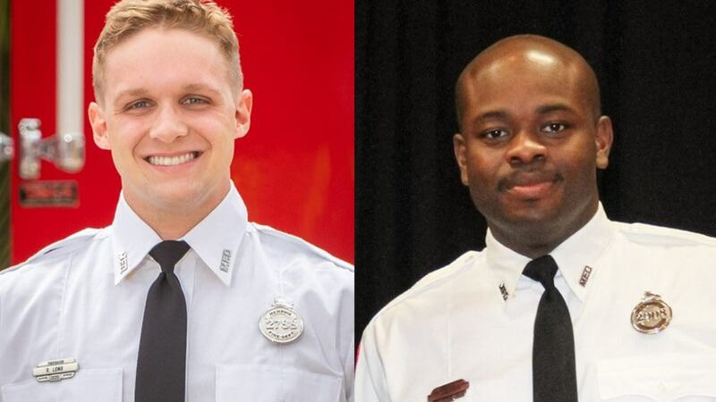 Robert Long (left) and JaMichael Sandridge (right) were fired and had their licenses suspended.