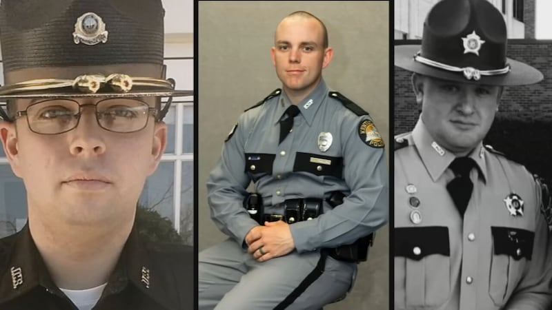 Brandon Shirley (left), Hayden Phillips (middle) and Caleb Conely (right)