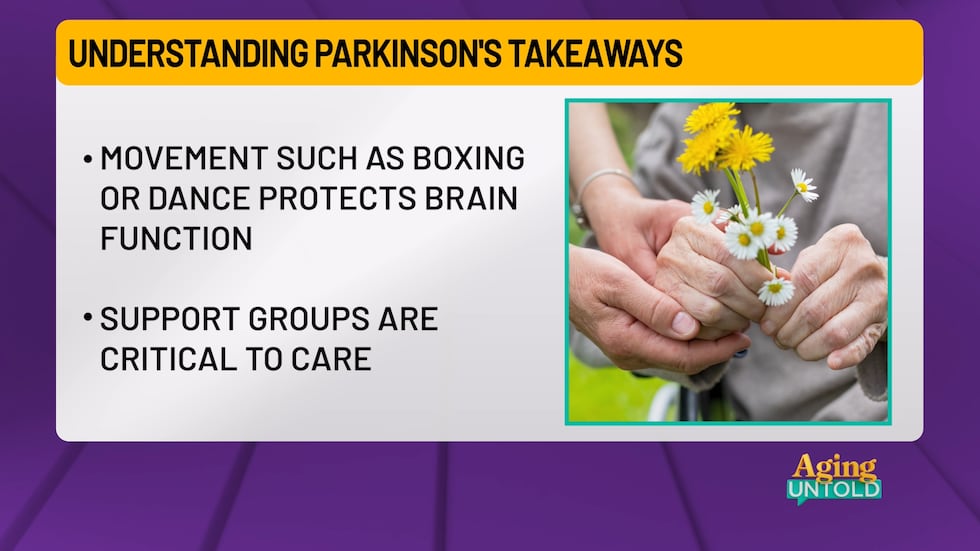 Support groups can help people living with Parkinson's.