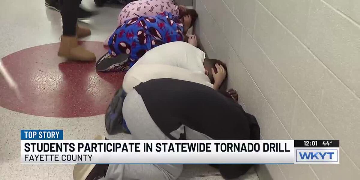 FCPS elementary students participate in tornado drill