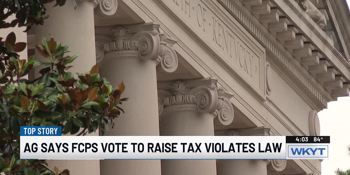 Ky. attorney general says FCPS tax hike is unlawful