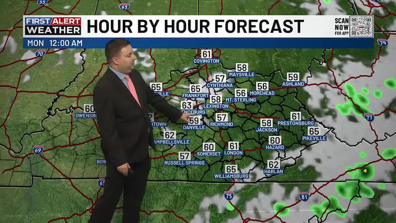 FIRST ALERT FORECAST: A very pleasant start to the week ahead