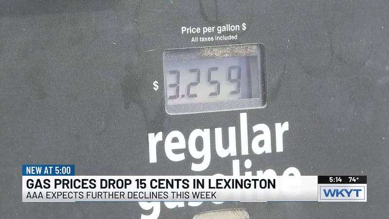 Gas prices have started to decrease, and AAA believes this trend will continue this week.