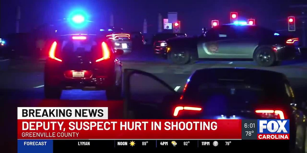 Deputy, suspect hurt in Greenville County shooting