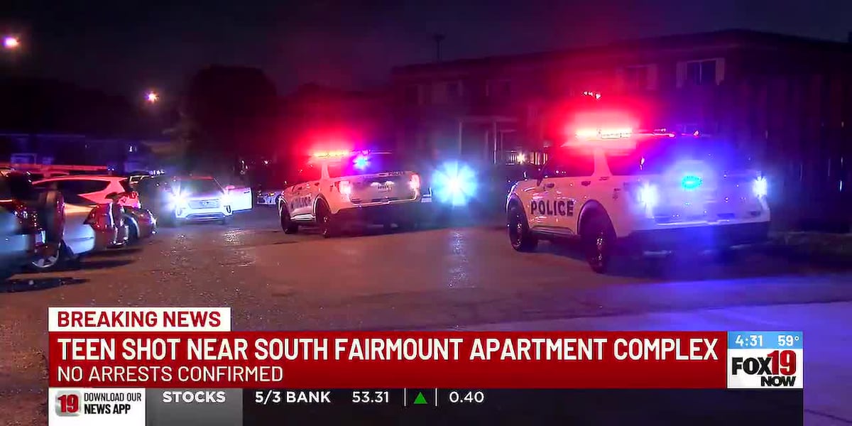 Coverage image for: Teen shot near Cincinnati apartment complex