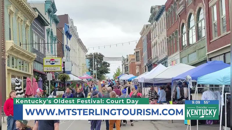 Mayor Al Botts, Tracy Pearce - Court Day in Mount Sterling