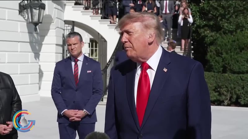Trump answers questions about the strength of the US dollar