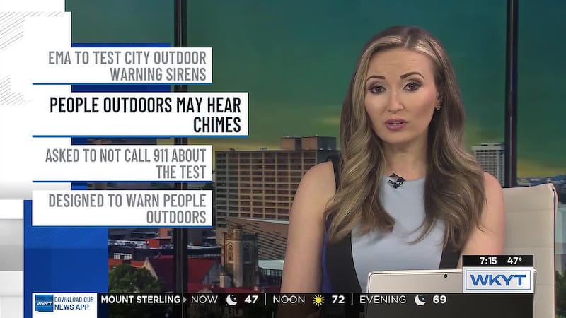 Lexington Emergency Management will test its network of outdoor warning sirens at 10 a.m. on...