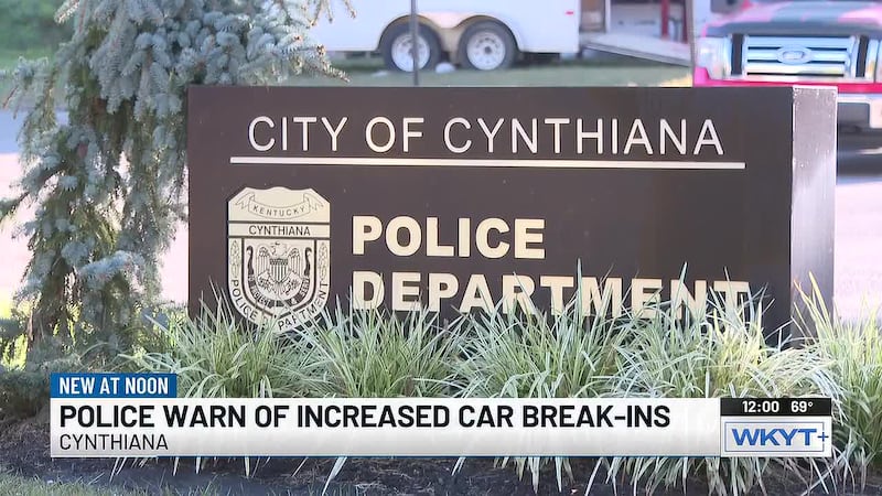 ‘Lock your cars’: Law enforcement officials warn of string car thefts in Ky. city