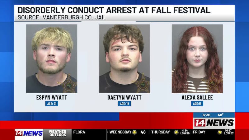 Fall Festival altercation leads to three arrests