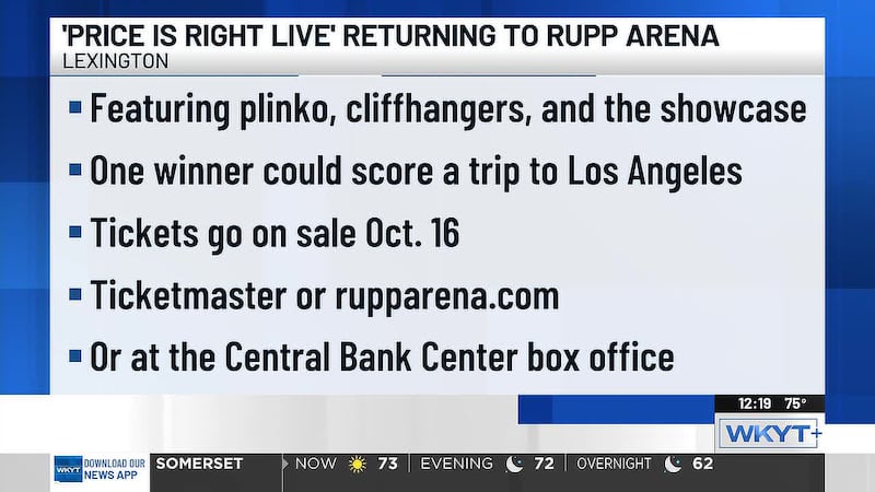 ‘The Price is Right Live’ coming to Rupp Arena