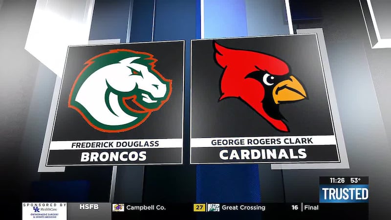 Douglass beats George Rogers Clark 42-7