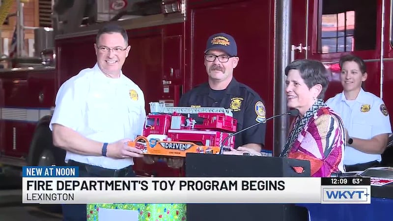 Lexington Fraternal Order of Firefighters kicks off 97th annual toy drive