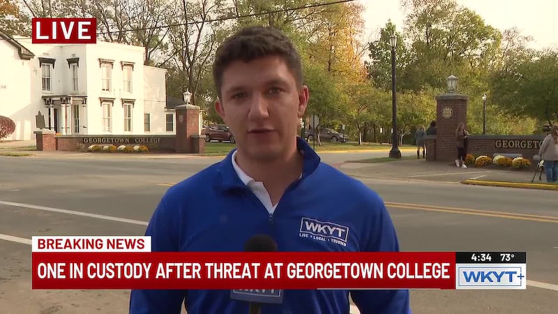 One person in custody after threat against Georgetown college