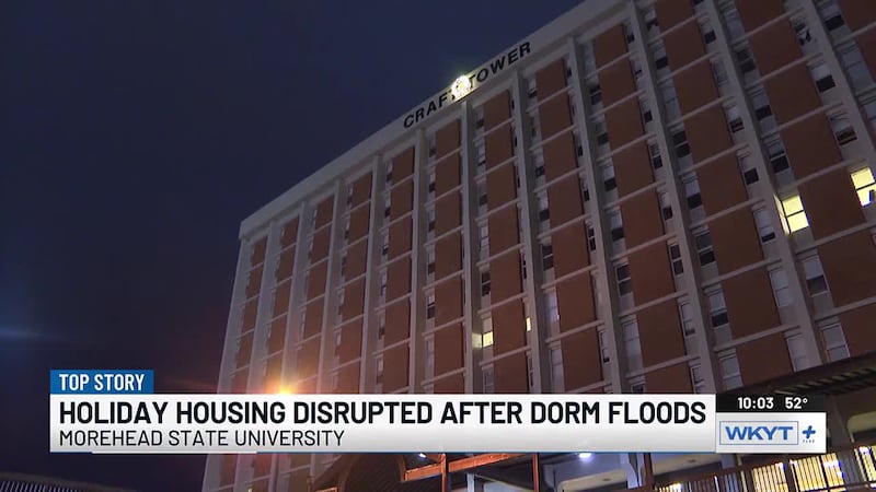 Holiday housing disrupted after dorm floods