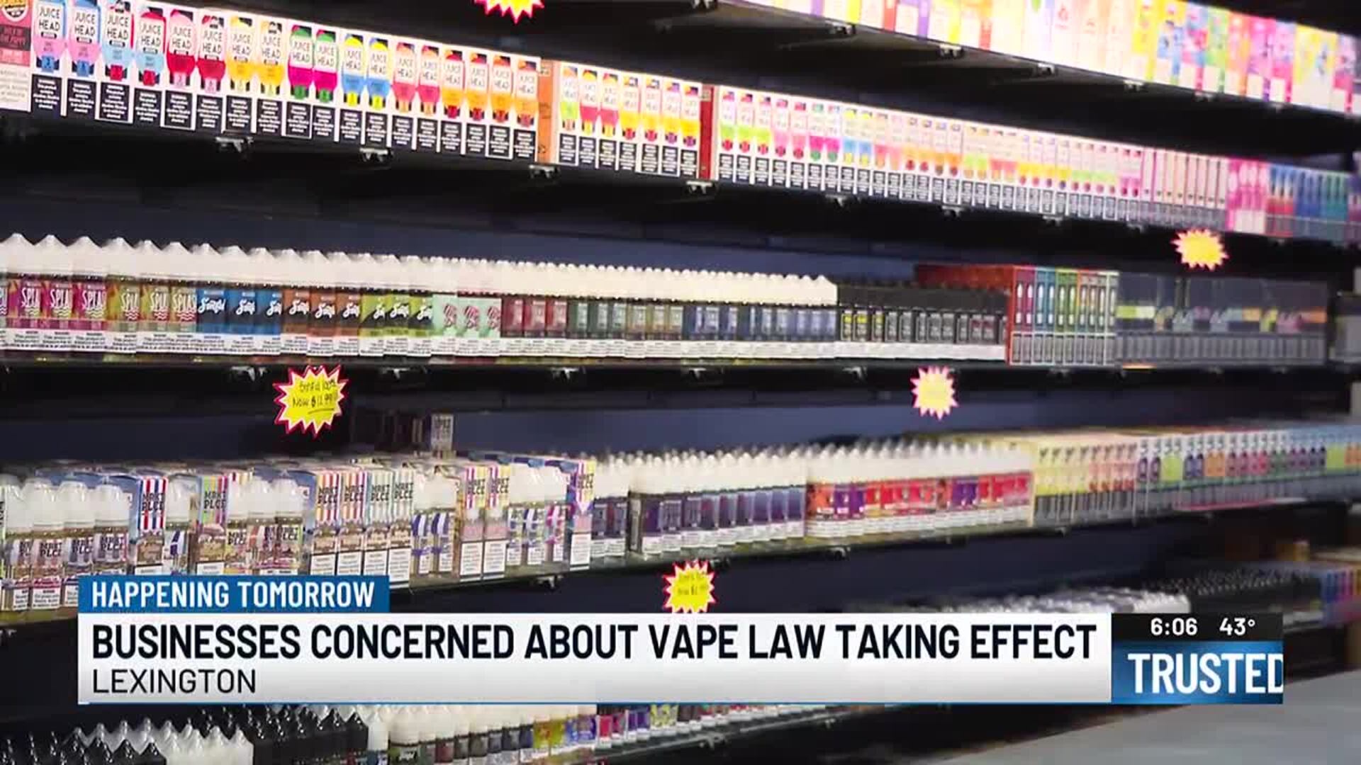 Kentucky vaping businesses concerned new law will put them out of business Kentucky vaping businesses concerned new law will put them out of business